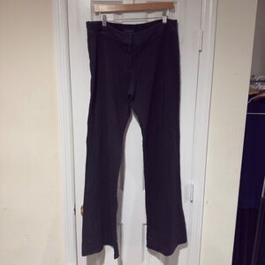 Piazza Sempione Charcoal Wool Lycra Pants IT 46 US 10 Made in‎ Italy Tailored